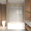 56-60" x 66" Frameless Sliding Bathtub Door by HouseOfZazla