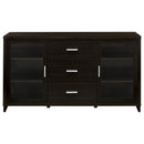 Barnaby - 4 Piece Rectangular Entertainment Center - Cappuccino