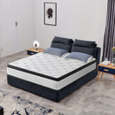 12" Hybrid Mattress Individual Pocket Spring, 7 Zoned Memory Foam by HouseOfZazla