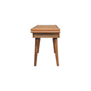 Larissa - Triple Accent Cane Bench - Beige by HouseOfZazla