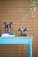 S/2 5x4x10.5' Trotting Horse Bookends by HouseOfZazla