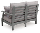 Cove Beach - Loveseat With Cushion - Gray by Unique Piece Furniture