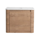 24'' Wall-Mounted Bathroom Vanity with Soft-Close Door by HouseOfZazla