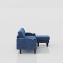 3 Seater Convertible Combination L Shaped Sofa With Footstools With Storage by HouseOfZazla