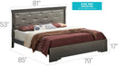 Chic Elegantly Designed Transitional Bed by HouseOfZazla