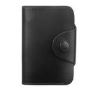 Credit Card Holder Wallet PU Leather Snap Closure Purse Accordion Case with 12 Pcs Card Slots