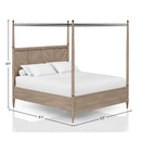 Transitional Styling Canopy Bed by Unique Piece Furniture