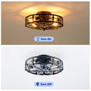 20" Mounting Type Ceiling Fan with Reversible Motor and Remote Control by HouseOfZazla