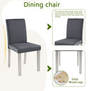 Dining Table Set, Table With A Rectangular Table And Upholstered Chairs by HouseOfZazla