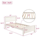 Platform Bed With Headboard, Footboard And Wood Slat Support by HouseOfZazla