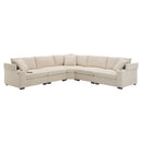 Convertible L Shaped Sectional Corner Couch With Armrest Storage Cup Holders USB Charger, Irregular Corner Oversized Comfy Modular Sofa by HouseOfZazla