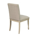 Fiona - Upholstered Dining Chair With Turned Legs (Set of 2) - Light Gray by HouseOfZazla