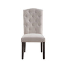 Gerardo Linen Weathered Dining Chair (Set of 2) - Beige