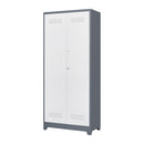 Lockers With Locking Doors, Adjustable Shelves, High Broom Tool Storage Cabinet by HouseOfZazla