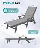 Outdoor Pool Lounge Chairs Set of 2 by HouseOfZazla