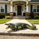 23" Simulated Crocodile Garden Statue