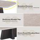 Jacory - Coffee Table With Bottocino Marble Top - Espresso by Unique Piece Furniture