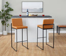 Fuji - Contemporary High Back Barstool Elegant Design
