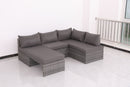 Patio Sofa With Cushions - Gray by Unique Piece Furniture