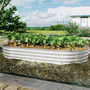 Heavy Duty Galvanized Raised Garden Bed Kit 8x4x1ft