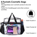 Clear Crossbody Bag Stadium Approved See-Through by LJGDeals