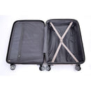 3 Piece Luggage Sets PC Lightweight & Durable Expandable Suitcase with Two Hooks, Double Spinner Wheels, TSA Lock, (21/25/29) Sand