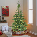 8ft Pre-Lit Christmas Tree with 500 Warm LED Lights
