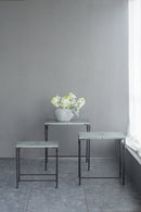 Set of 3 Gilbert Nesting Tables Metal Plant Stand