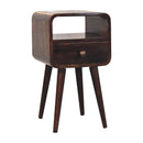Mini Curve Open Bedside Nightstand by HouseOfZazla