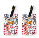 Blue Runner Gumbo Receipe Luggage Tag
