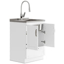 Reed - Deluxe Laundry Cabinet With Pull-Out Faucet And Stainless Steel Sink by Unique Piece Furniture