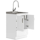 Reed - Deluxe Laundry Cabinet With Pull-Out Faucet And Stainless Steel Sink by Unique Piece Furniture