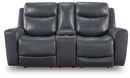 Bexhurst - Power Reclining Loveseat With Console / Adjustable Headrest