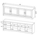 Lunetta - 4 Door TV Stand