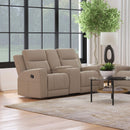 Slater - Reclining Loveseat With Manual Levers by HouseOfZazla