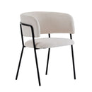 Modern Upholstered Arm Dining Chair Set by HouseOfZazla