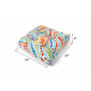 Outdoor Chair Cushions Set of 8 - Tufted Waterproof Seat Pads
