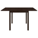 Kelso 3-piece Drop Leaf Dining Table Set Cappuccino and Tan