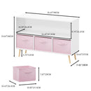 Bookcase With Collapsible Drawers, Book Display Organizer