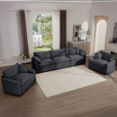 Elegant Oversized Sectional Sofa Set With Deep Seats And Flexible Layout by HouseOfZazla