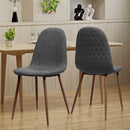 Elegant Dining Chair Set With Fabric by HouseOfZazla
