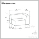Rex - Corner Sofa Module by HouseOfZazla