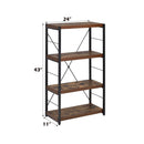Bob - Bookshelf - Weathered Oak / Black by Unique Piece Furniture