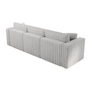 106.3" Soft Modular 3-Person Sofa