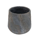 12.6x12.6x11.8" Cement Planter Small, Indoor Outdoor Garden Functional Decor by HouseOfZazla