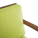 Perla Contemporary Club Chair with Water Resistant Cushion by HouseOfZazla
