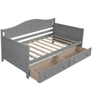 Wooden Daybed, Sofa Bed, No Box Spring Needed by HouseOfZazla