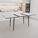 Modern Extendable Dining Table And Chair Set For 2 - 6 People by HouseOfZazla