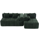 Sectional Free Combined Sofa With 2 Side Pockets by HouseOfZazla