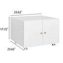 Office Furniture Copier Cabinet 2 Door Steel Copier Stand Mobile Pedestal File Printer Stand by Unique Piece Furniture